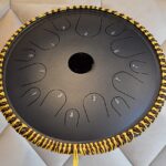 Hluru Jazýčkový Bubon čierny 36cm, 14 nôt C-Dur + paličky+ ochranná taška