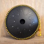 Hluru Jazýčkový Bubon čierny 36cm, 14 nôt C-Dur + paličky+ ochranná taška