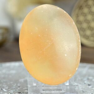 Jumbo SELENIT Oranžový XXL – Duchovné vedenie, Liečenie, Vysoké vibrácie, Autentickosť, Ochrana