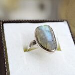 Prsteň Ag925/1000 LABRADORIT #3 -Intuícia, Ochrana, Premena, Napredovanie, Prekonanie prekážok