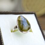 Prsteň Ag925/1000 LABRADORIT #1 -Intuícia, Ochrana, Premena, Napredovanie, Prekonanie prekážok