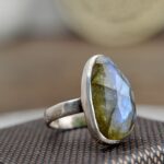 Prsteň Ag925/1000 LABRADORIT #1 -Intuícia, Ochrana, Premena, Napredovanie, Prekonanie prekážok