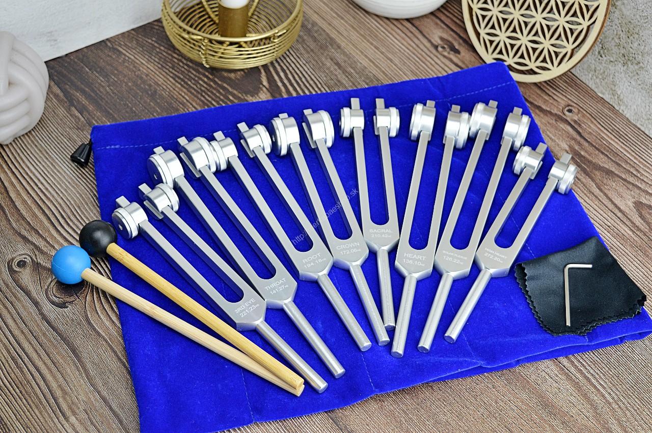 Sada Terapeutických Ladičiek 7Čakier so závažím + 8 vyššia čakra (8ks ladičiek + obal + 2ks gong ) – Obrázok 10