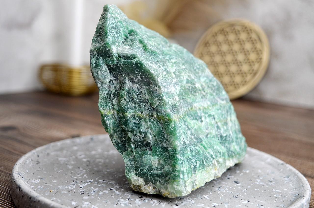 Surový AVANTURÍN ZELENÝ #1- Šťastie, Hojnosť, Srdce, Vitalita, Zdravie 1,1kg