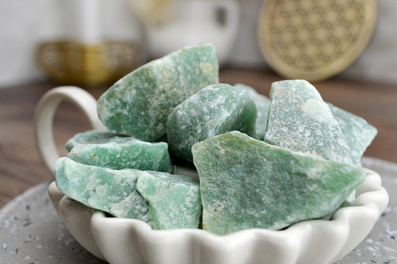 Surový AVANTURÍN ZELENÝ #XL- Šťastie, Hojnosť, Srdce, Vitalita, Zdravie