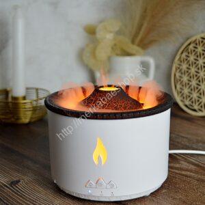 Sopečný Aroma Difúzor - Dve farby + diaľkové ovládanie + zdroj