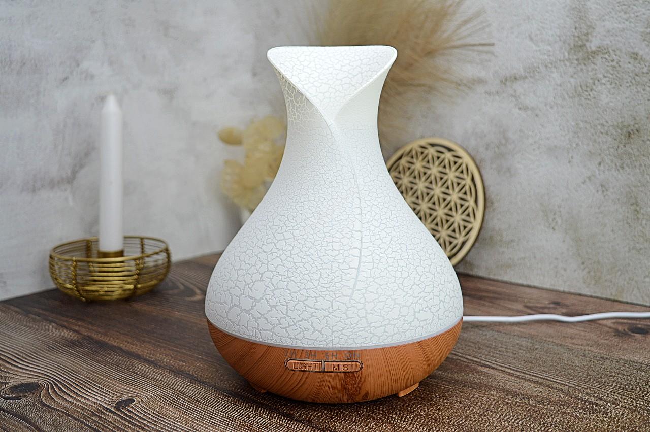 Veľký Palma Aroma Difúzor LED - 7 Farieb , Popraskaný efekt – Obrázok 3