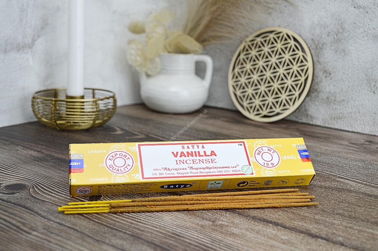Vonné tyčinky SATYA - VANILLA / Vanilka