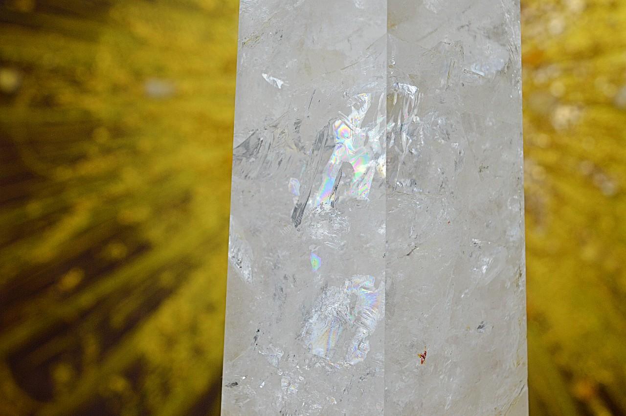 Zbierkový DOW KRIŠTÁĽOVÝ obelisk KRISTOVEHO VEDOMIA s Dúhami #15 3,06 kg, 31,5cm EXTRA KVALITA – Obrázok 9