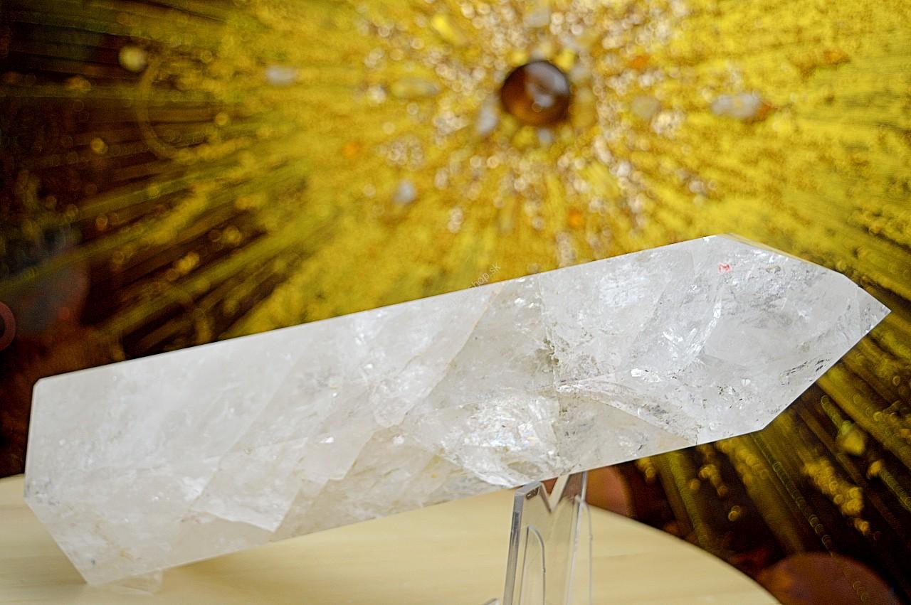 Zbierkový DOW KRIŠTÁĽOVÝ obelisk KRISTOVEHO VEDOMIA s Dúhami #15 3,06 kg, 31,5cm EXTRA KVALITA – Obrázok 5