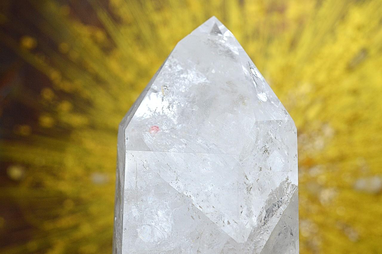 Zbierkový DOW KRIŠTÁĽOVÝ obelisk KRISTOVEHO VEDOMIA s Dúhami #15 3,06 kg, 31,5cm EXTRA KVALITA – Obrázok 7