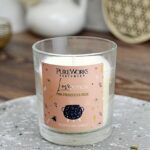 Sójová vonná Sviečka NÁPOJ LÁSKY Ruža + Prosecco