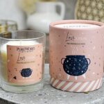 Sójová vonná Sviečka NÁPOJ LÁSKY Ruža + Prosecco