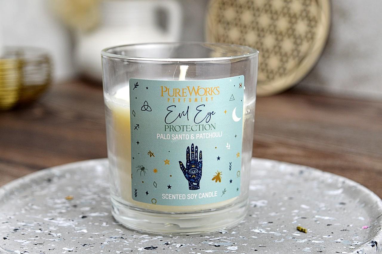 Sójová vonná Sviečka OCHRANA Palo Santo+Pačuli