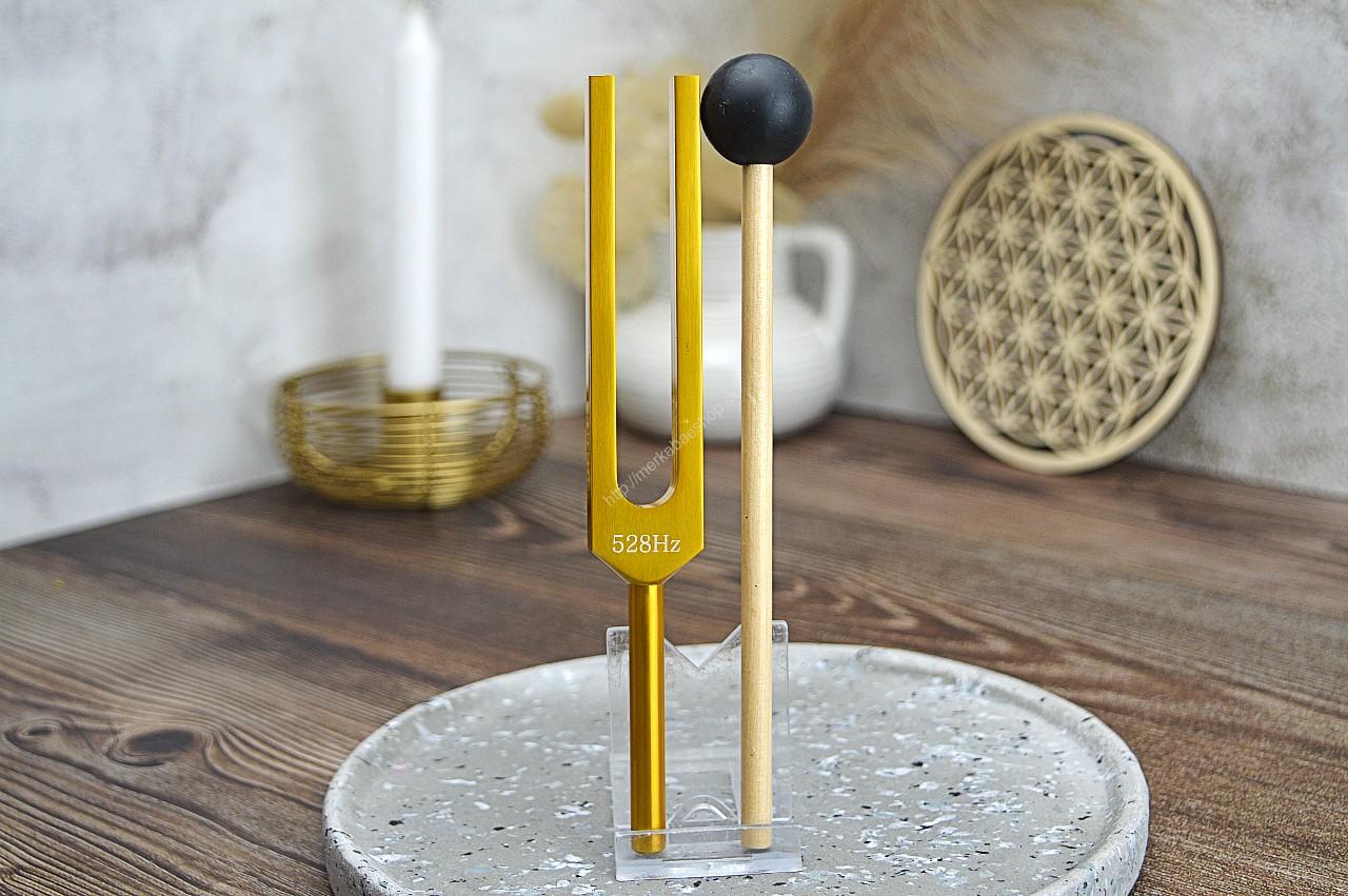 Terapeutická Ladička oprava DNA, FREKVENCIA LÁSKY 528 Hz Eloxovaná +AKTIVÁTOR A OBAL