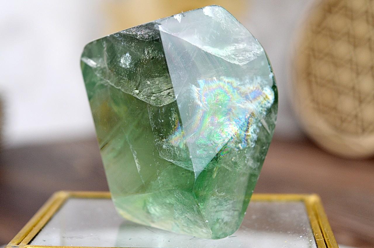 Diamant FLUORIT DÚHOVÝ #1 - Sústredenie, Pamäť, Intuícia, Ochrana, Božskosť, Dosiahnutie cieľov - Extra Kvalita – Obrázok 2