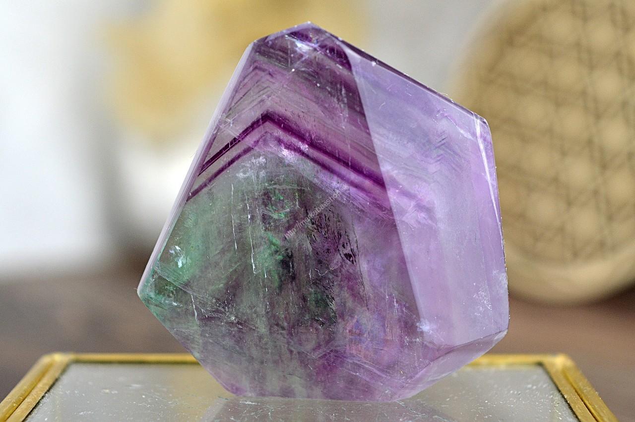 Diamant FLUORIT DÚHOVÝ #5 - Sústredenie, Pamäť, Intuícia, Ochrana, Božskosť, Dosiahnutie cieľov - Extra Kvalita