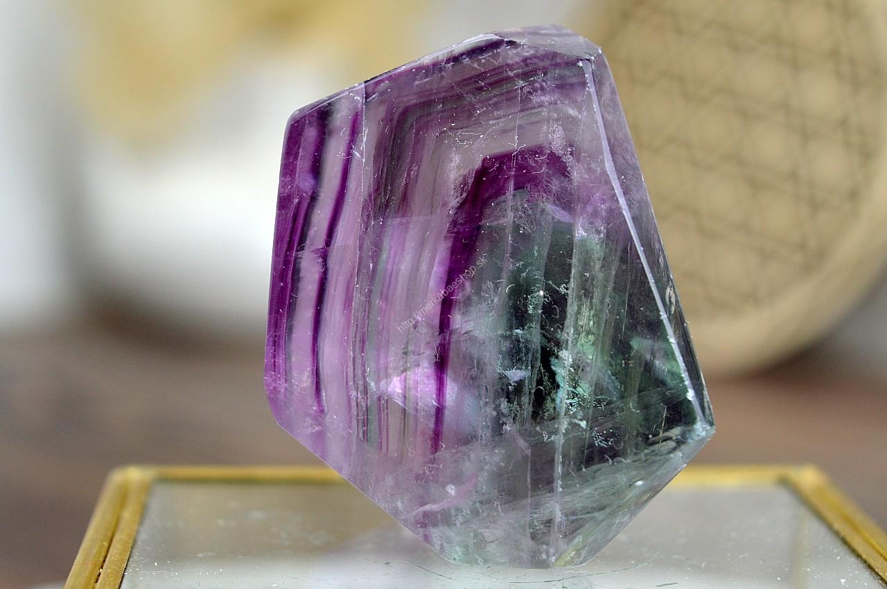 Diamant FLUORIT DÚHOVÝ #5 - Sústredenie, Pamäť, Intuícia, Ochrana, Božskosť, Dosiahnutie cieľov - Extra Kvalita – Obrázok 2