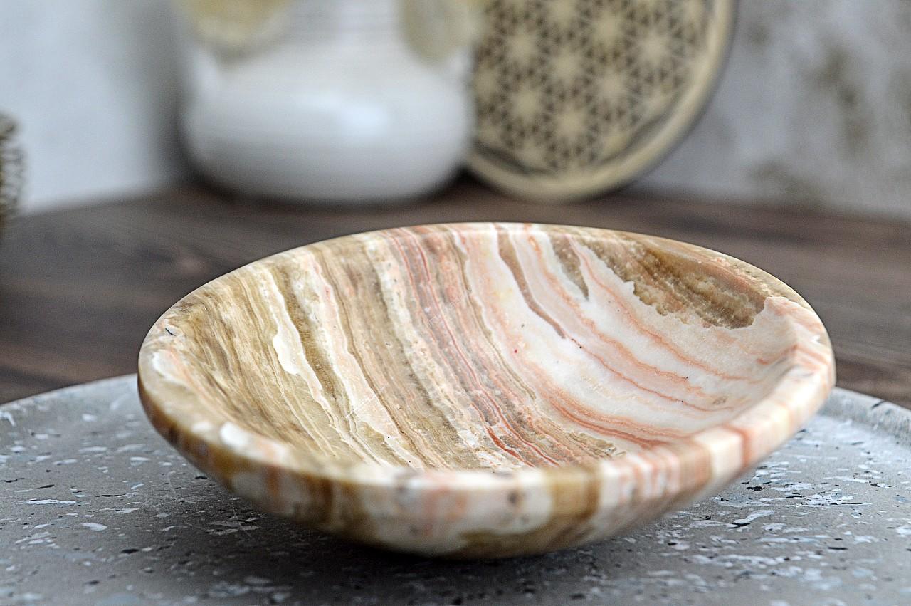 Miska Bohyne Matky Zeme zo ARAGONITU kruhová