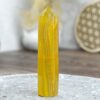 Generátor/ obelisk FLUORIT ŽLTÝ #1– Dosiahnutie cieľov, Tvorivá energia, Očista, Meditácia