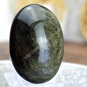 OBSIDIÁN ZLATÝ #1- kameň Osobnej Moci, Manifestácie a Ochrany AAA kvalita