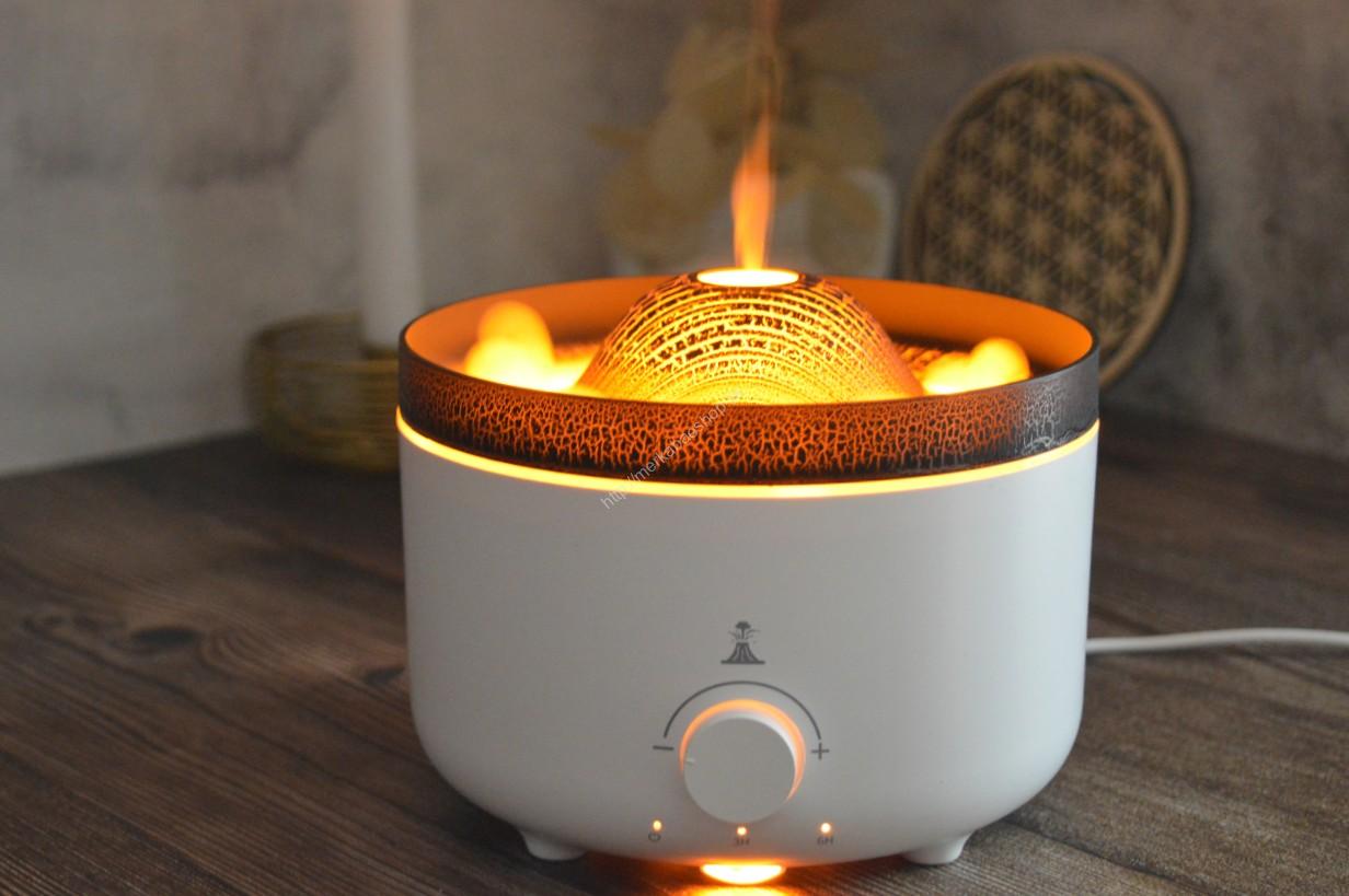 Sopečný Aroma Difúzor # Veľký 560ml - Dve farby + diaľkové ovládanie + zdroj