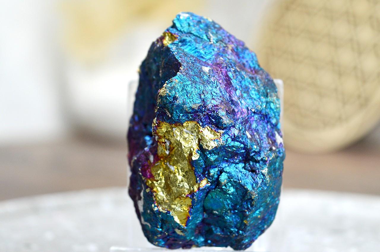 Surový Chalkopyrit #3- Hojnosť, Poznanie, Meditácia, Šťastie, Viera v seba - Extra Kvalita