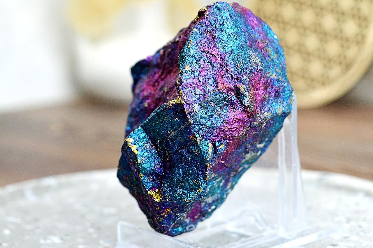 Surový Chalkopyrit #6- Hojnosť, Poznanie, Meditácia, Šťastie, Viera v seba - Extra Kvalita