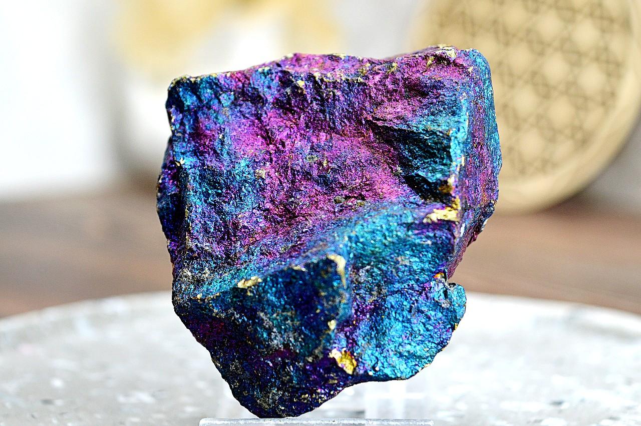 Surový Chalkopyrit #6- Hojnosť, Poznanie, Meditácia, Šťastie, Viera v seba - Extra Kvalita