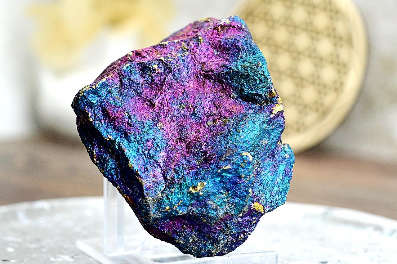 Surový Chalkopyrit #6- Hojnosť, Poznanie, Meditácia, Šťastie, Viera v seba - Extra Kvalita – Obrázok 3