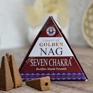 Vonné kužele Tečúci dym/ back flow Golden Nag - 7 ČAKIER