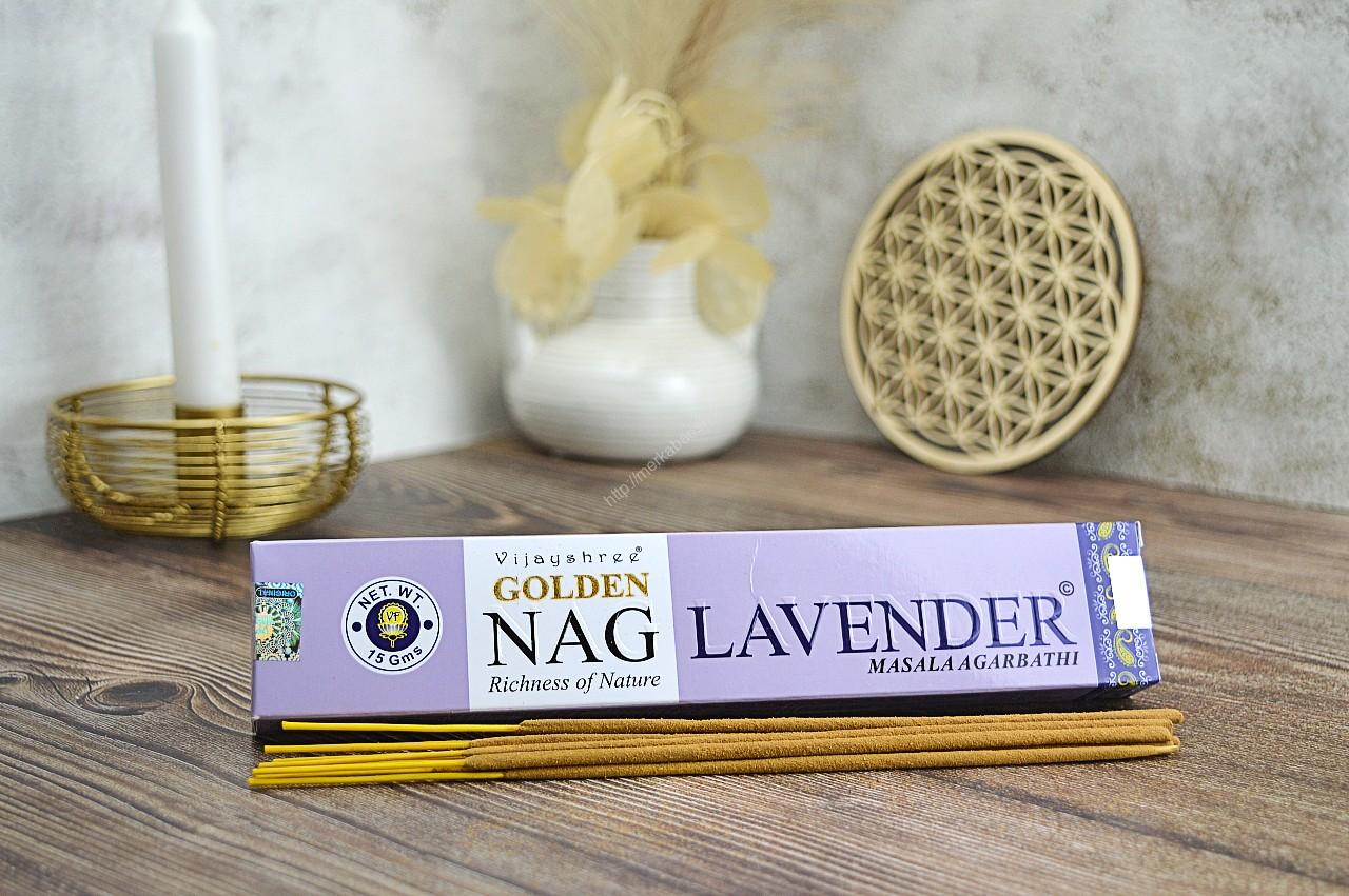 Vonné tyčinky Vijayshree Golden Nag - LEVANDUĽA