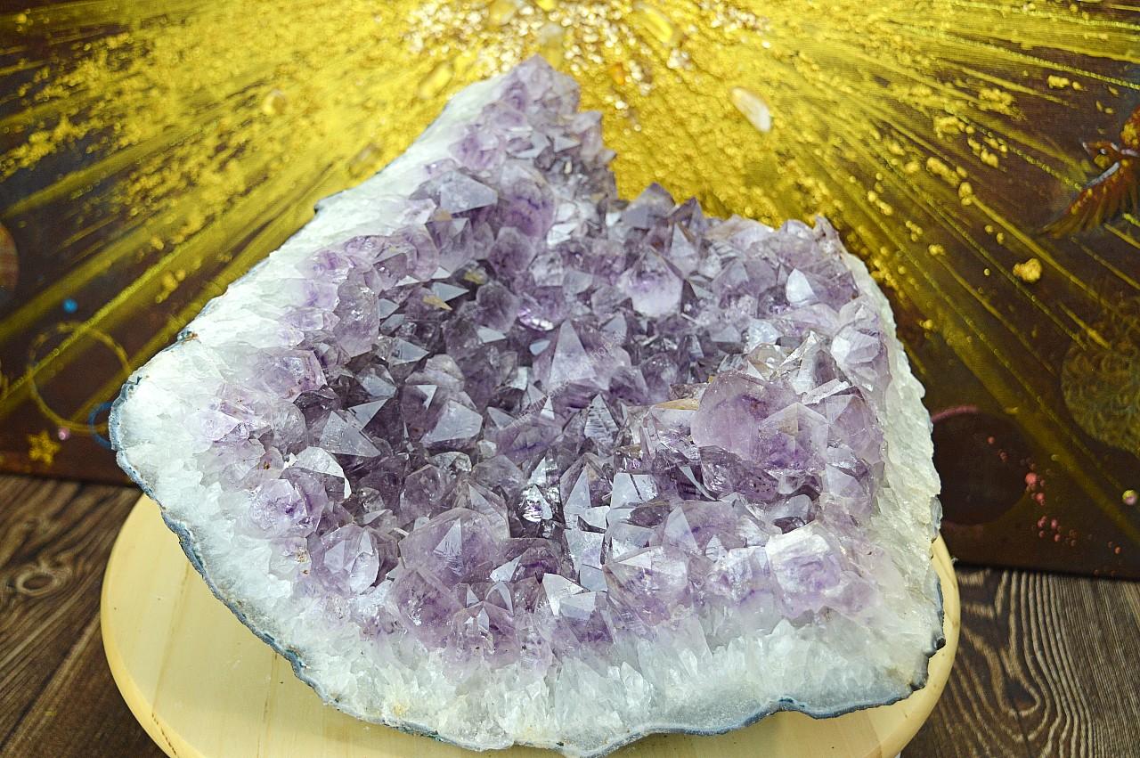 Drúza AMETYST #13,4kg- Božskosť, Intuícia, Rovnováha, pokojný Spánok - Extra Kvalita – Obrázok 6
