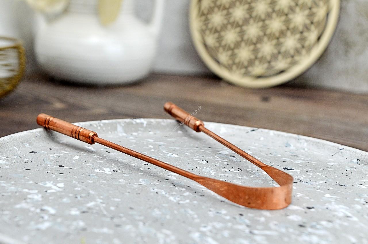 Ajurvédska medená škrabka na jazyk #1