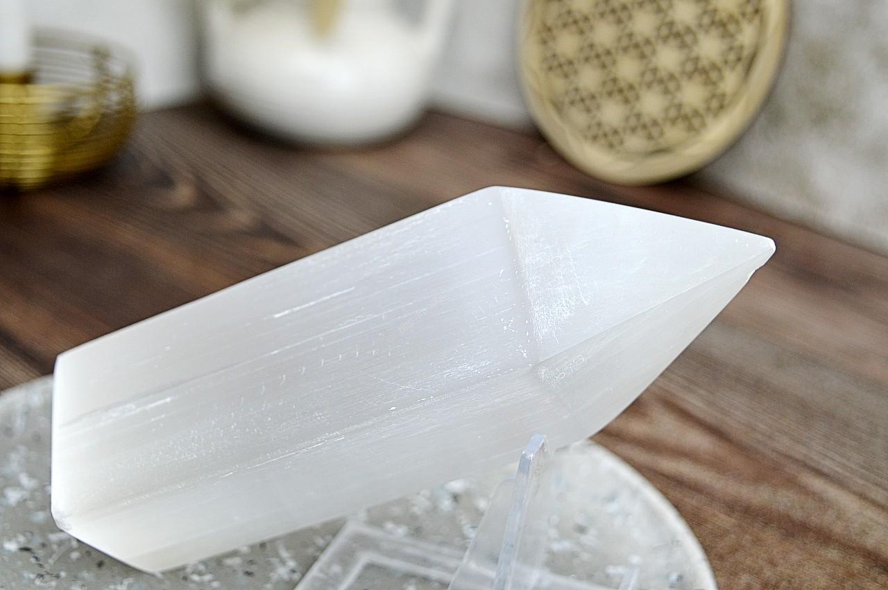 Obelisk/ Generátor jemných vibrácií SELENIT #2 - 15cm