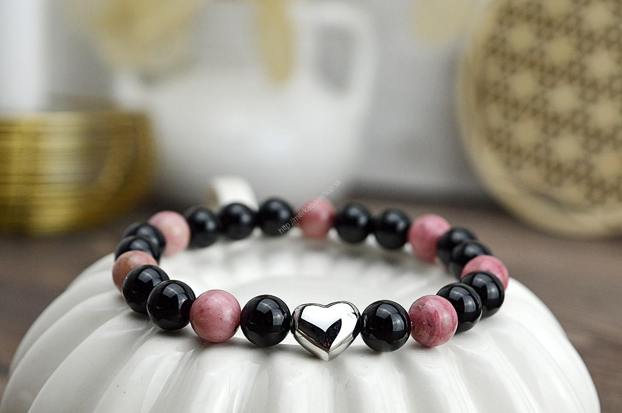 RODONIT + ONYX - Liečenie Traumy, Láska, Štastie ,Ohrana, Sila