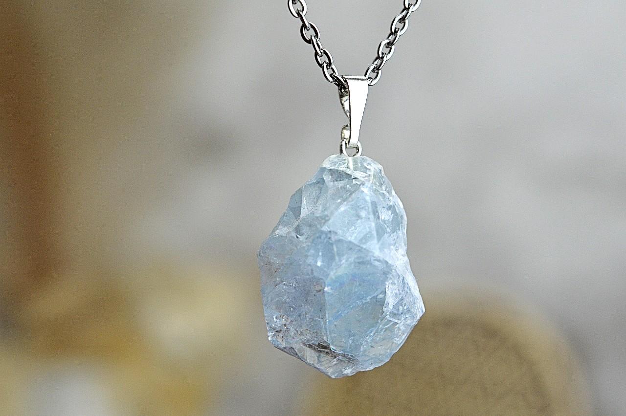 prívesok CELESTÍN #3+ kožka - Spojenie s Anjelmi, Pokoj, Harmónia, Prebudenie EXTRA KVALITA