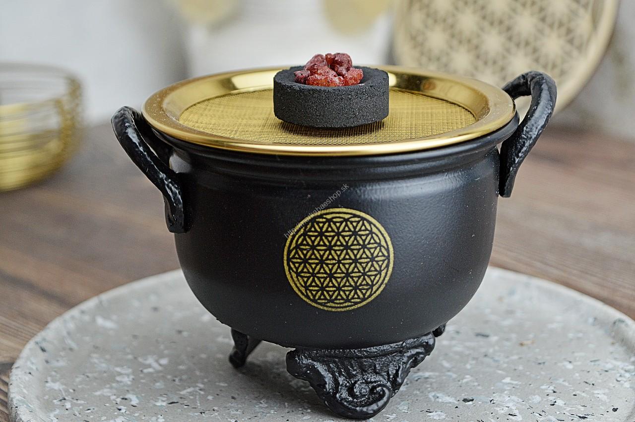Kovová Kadidelnica čierna - KVET ŽIVOTA – Obrázok 2