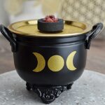 Kovová Kadidelnica čierna - TROJITÝ MESIAC