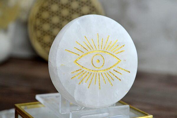 KRIŠTÁĽOVÝ Ochranný "disk" BOŽIE OKO