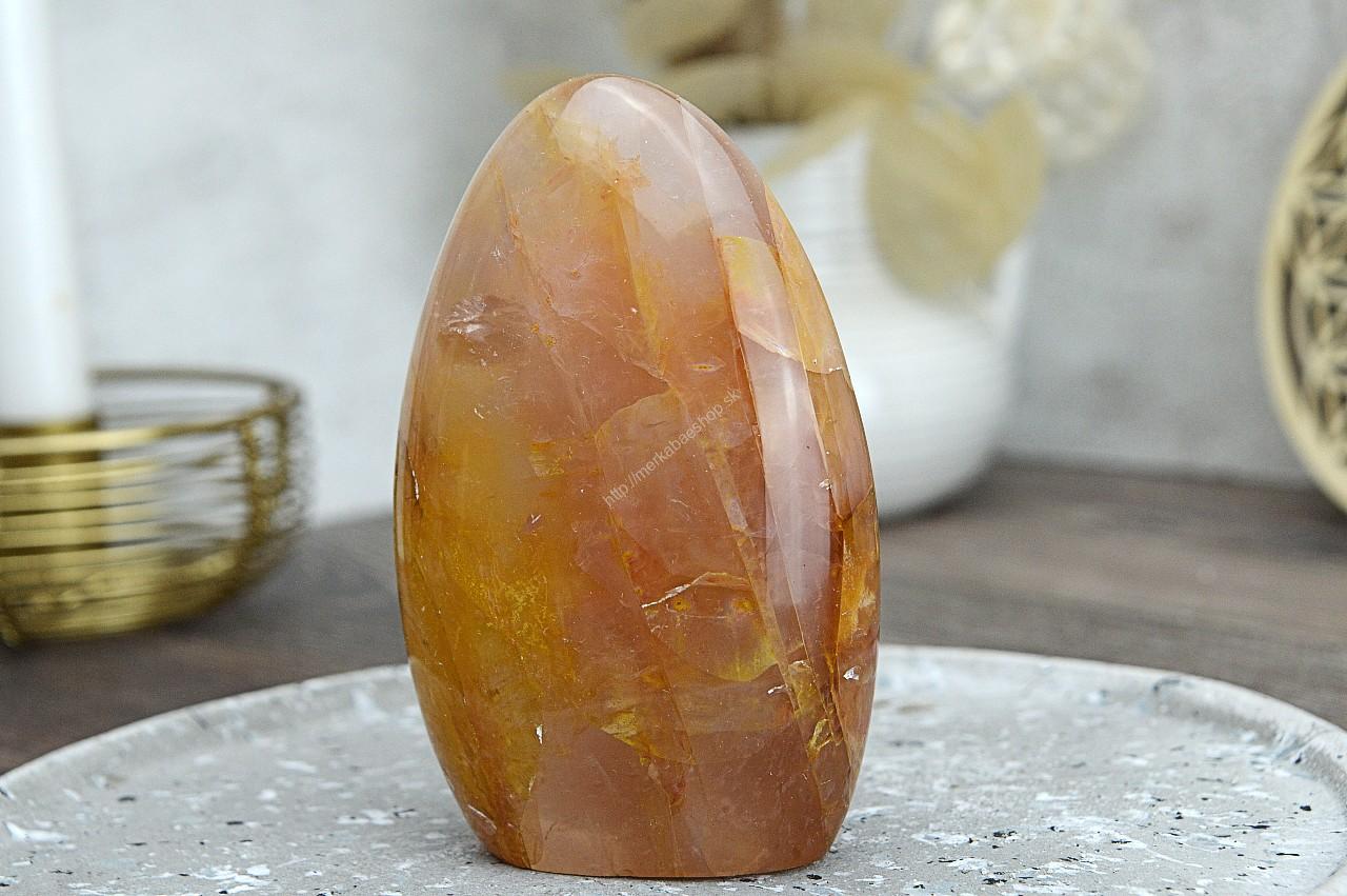 Free Form KRIŠTÁĽ S HEMATITOM/HEMATOIT #3 – Energia, Ochrana, Rovnováha, Nové začiatky EXTRA KVALITA