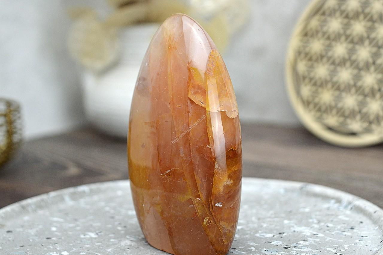 Free Form KRIŠTÁĽ S HEMATITOM/HEMATOIT #3 – Energia, Ochrana, Rovnováha, Nové začiatky EXTRA KVALITA – Obrázok 2