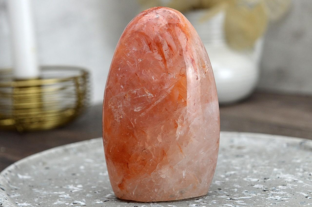 Free Form KRIŠTÁĽ S HEMATITOM/HEMATOIT #5 – Energia, Ochrana, Rovnováha, Nové začiatky EXTRA KVALITA – Obrázok 3