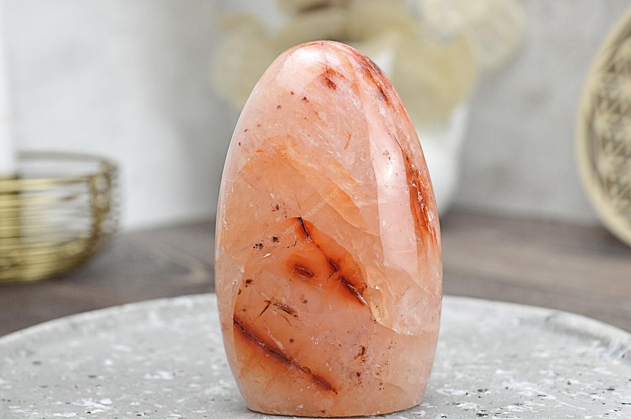 Free Form KRIŠTÁĽ S HEMATITOM/HEMATOIT #5 – Energia, Ochrana, Rovnováha, Nové začiatky EXTRA KVALITA – Obrázok 2