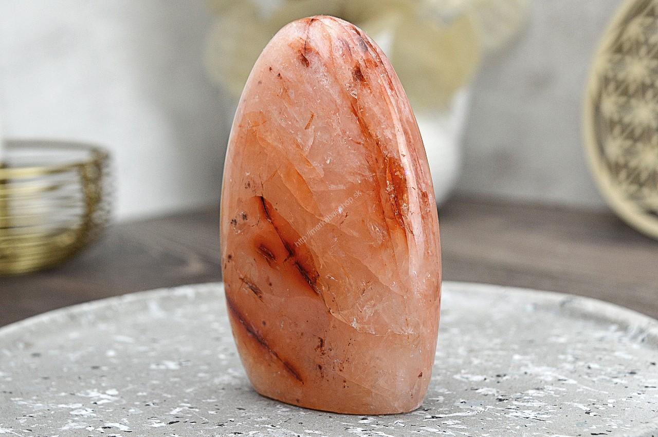 Free Form KRIŠTÁĽ S HEMATITOM/HEMATOIT #5 – Energia, Ochrana, Rovnováha, Nové začiatky EXTRA KVALITA