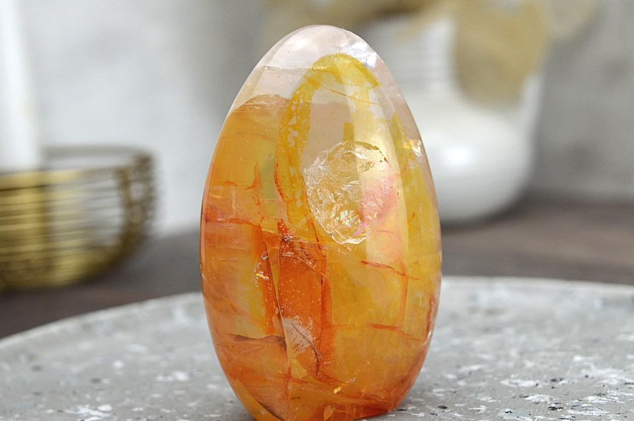 Free Form KRIŠTÁĽ S HEMATITOM/HEMATOIT #7 – Energia, Ochrana, Rovnováha, Nové začiatky EXTRA KVALITA – Obrázok 2