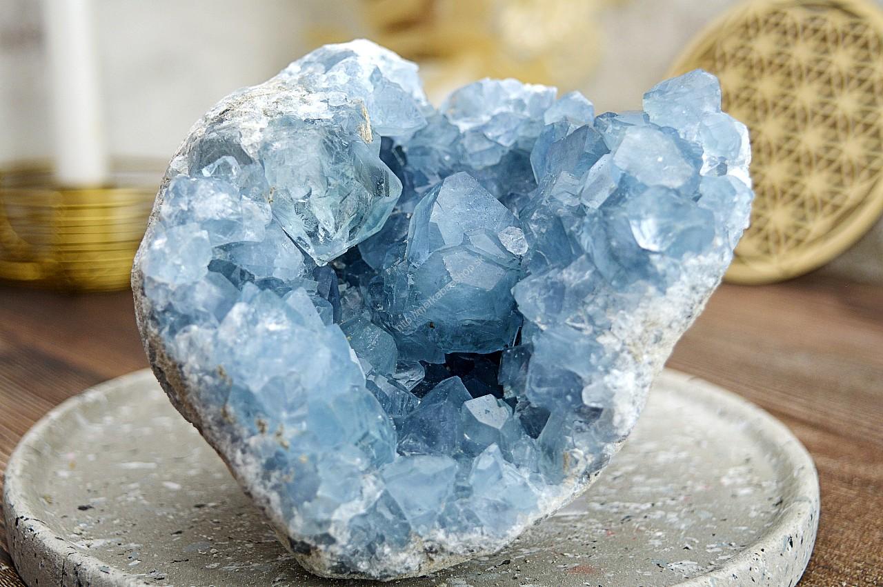 Drúza CELESTÍN #17 1,65kg- Spojenie s Anjelmi, Pokoj, Harmónia, Prebudenie EXTRA Kvalita – Obrázok 4