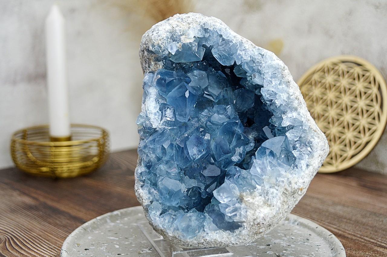 Drúza CELESTÍN #9 2,2kg - Spojenie s Anjelmi, Pokoj, Harmónia, Prebudenie EXTRA Kvalita