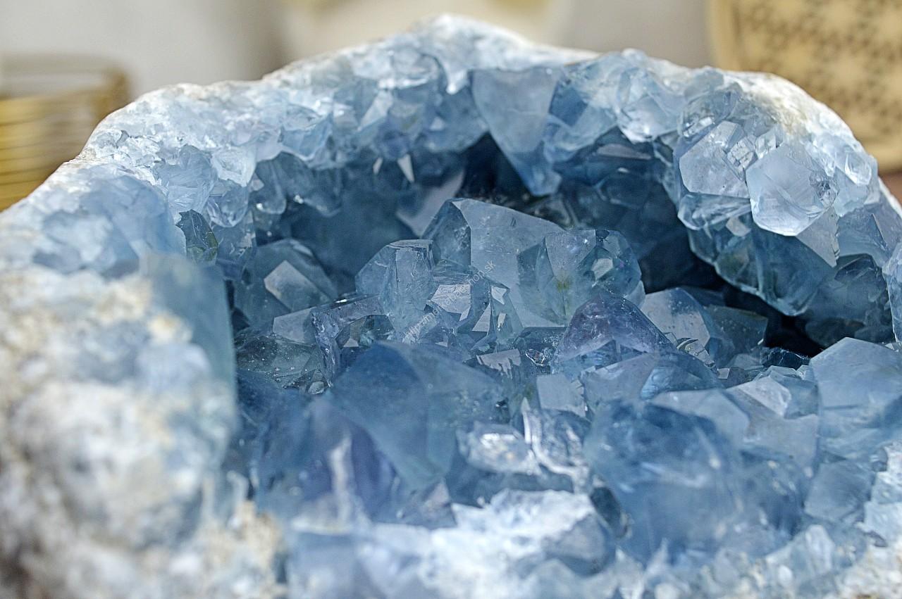 Drúza CELESTÍN #9 2,2kg - Spojenie s Anjelmi, Pokoj, Harmónia, Prebudenie EXTRA Kvalita – Obrázok 4