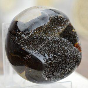 Geóda dračie vajce SEPTÁRIA #11 Odvaha, Sebaistota, Hojnosť, Ochrana, Premena, Uzemnenie, Solar plexus